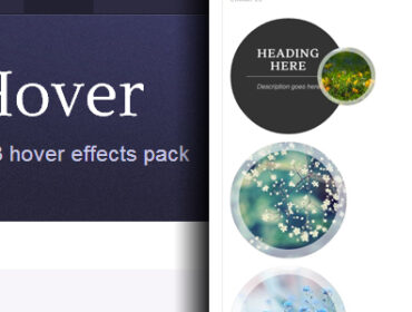 iHover une collection de survols en HTML5 et CSS3