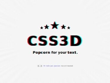 Inspiration pour les intégrateurs #38 : La 3D en CSS