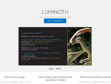 Découvrez Luminoth et commencer à utiliser le computer vision dès maintenant !