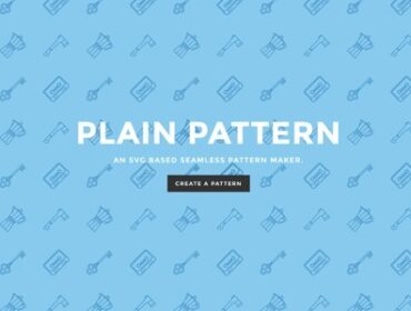 Plain Pattern un outil en ligne pour réaliser vos backgrounds